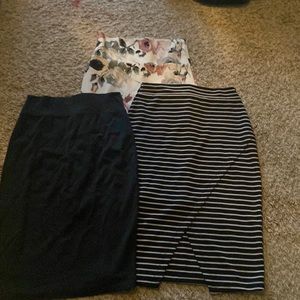 Pencil skirts